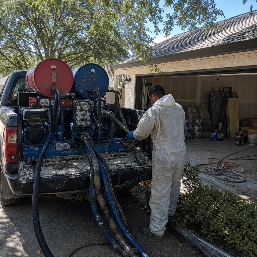 Spray Foam Insulation in Kyle